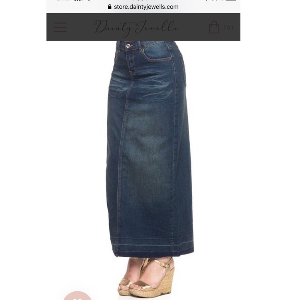 Be Girl Denim Skirt from Dainty Jewells